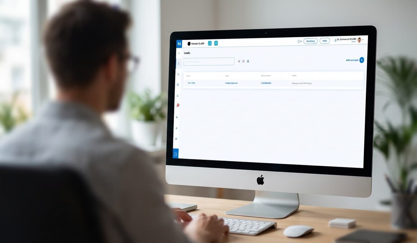 Enriched lead view in Nextmotion Consult