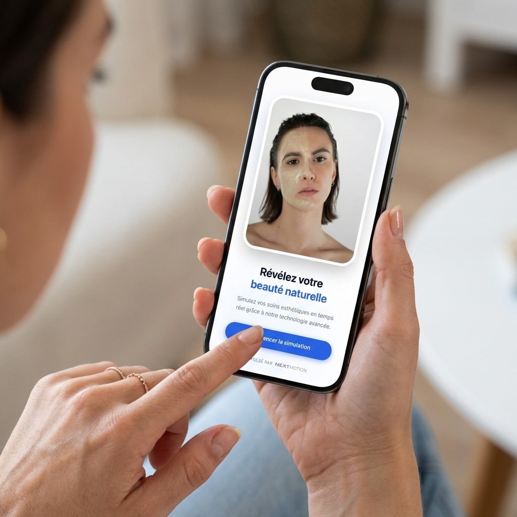 Nextmotion Beauty - Aesthetic simulation app on smartphone
